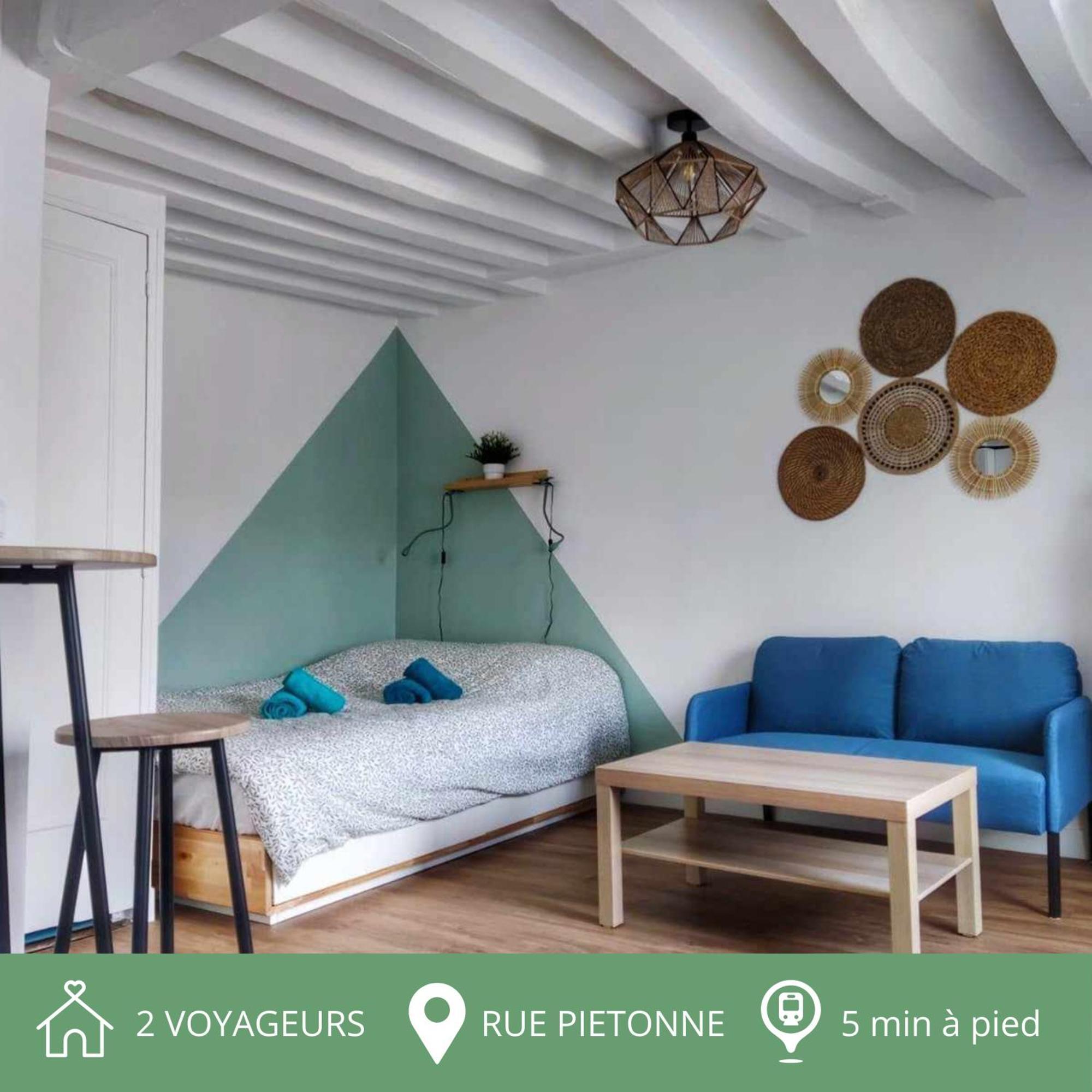 Au P'Tit Lagny - Rue Pietonne Apartamento Exterior foto